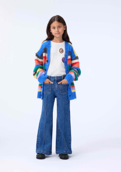 Molo Strickjacke Brutus Fuzzy Stripe